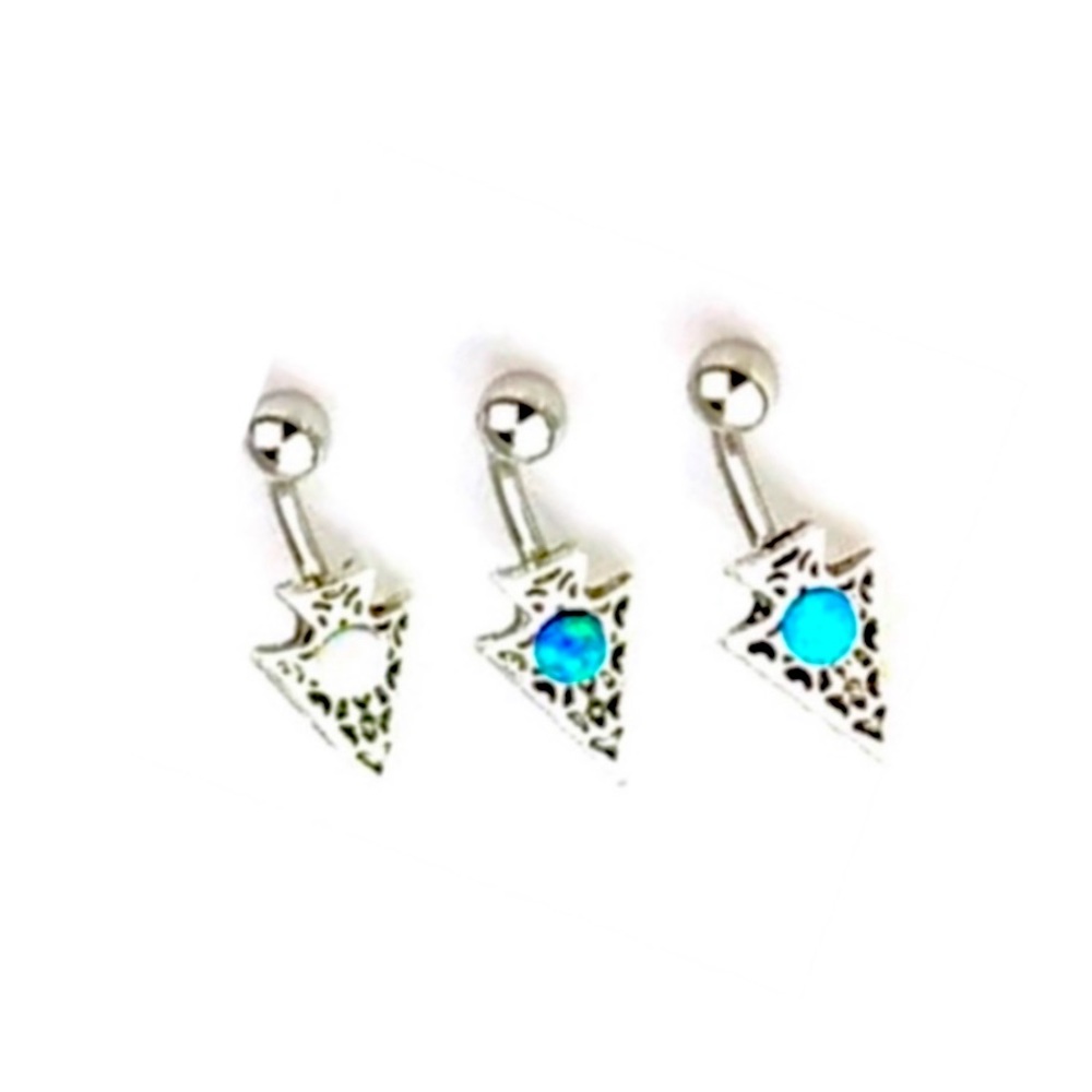 NEW Opal Arrow Head Belly Ring